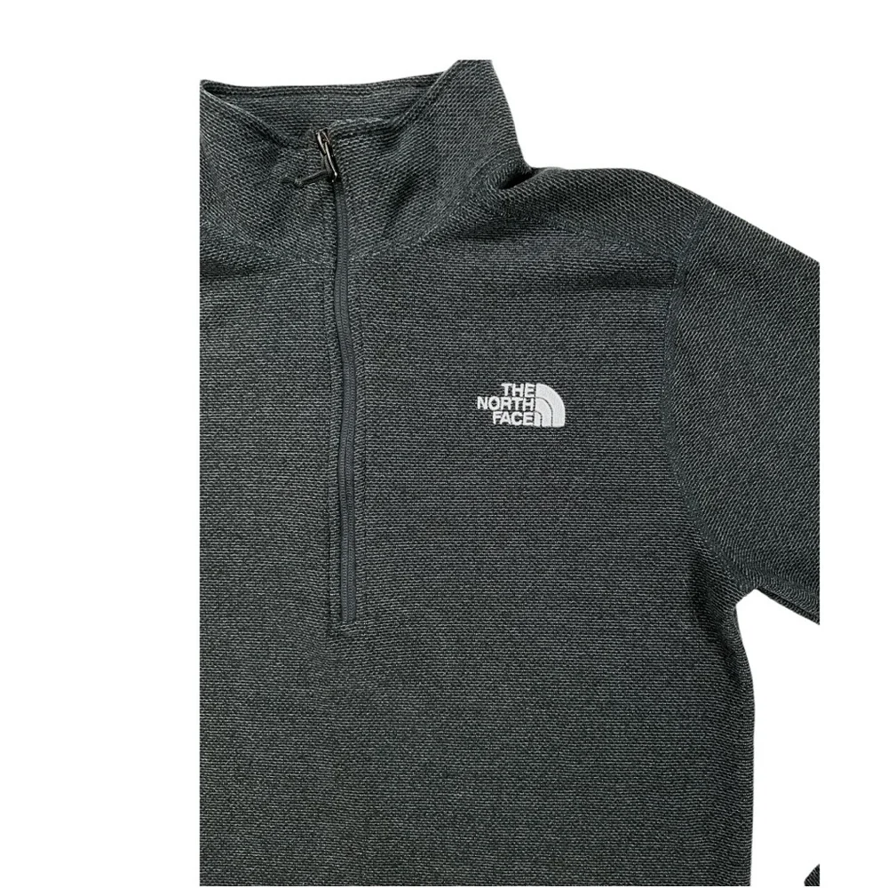 The North Face Textured Cap Rock‎ 1/4 Zip Fleece Men's Medium Asphalt Gray